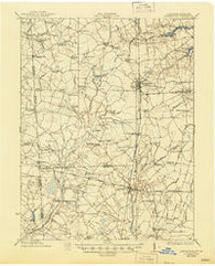 Harrington Delaware Historical topographic map, 1:62500 scale, 15 X 15 Minute, Year 1918