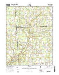 Hickman Delaware Current topographic map, 1:24000 scale, 7.5 X 7.5 Minute, Year 2016