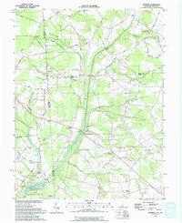 Hickman Delaware Historical topographic map, 1:24000 scale, 7.5 X 7.5 Minute, Year 1993