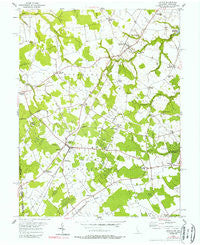 Kenton Delaware Historical topographic map, 1:24000 scale, 7.5 X 7.5 Minute, Year 1955