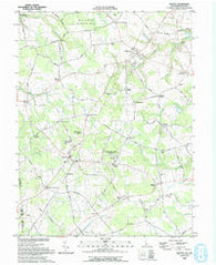 Kenton Delaware Historical topographic map, 1:24000 scale, 7.5 X 7.5 Minute, Year 1993