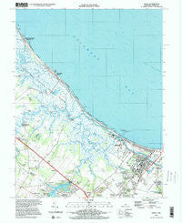 Lewes Delaware Historical topographic map, 1:24000 scale, 7.5 X 7.5 Minute, Year 1997