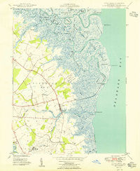 Little Creek Delaware Historical topographic map, 1:24000 scale, 7.5 X 7.5 Minute, Year 1949