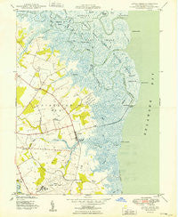 Little Creek Delaware Historical topographic map, 1:24000 scale, 7.5 X 7.5 Minute, Year 1949