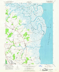 Little Creek Delaware Historical topographic map, 1:24000 scale, 7.5 X 7.5 Minute, Year 1956