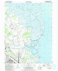 Little Creek Delaware Historical topographic map, 1:24000 scale, 7.5 X 7.5 Minute, Year 1993