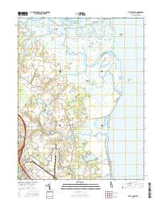 Little Creek Delaware Current topographic map, 1:24000 scale, 7.5 X 7.5 Minute, Year 2016