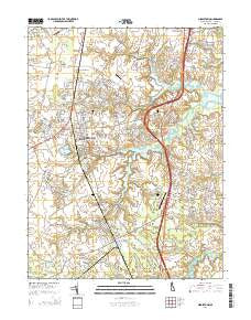 Middletown Delaware Historical topographic map, 1:24000 scale, 7.5 X 7.5 Minute, Year 2014
