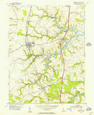 Middletown Delaware Historical topographic map, 1:24000 scale, 7.5 X 7.5 Minute, Year 1953