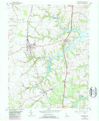 Middletown Delaware Historical topographic map, 1:24000 scale, 7.5 X 7.5 Minute, Year 1953