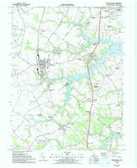 Middletown Delaware Historical topographic map, 1:24000 scale, 7.5 X 7.5 Minute, Year 1993