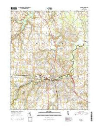 Milford Delaware Historical topographic map, 1:24000 scale, 7.5 X 7.5 Minute, Year 2014