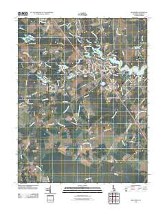 Millsboro Delaware Historical topographic map, 1:24000 scale, 7.5 X 7.5 Minute, Year 2011