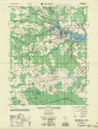 Millsboro Delaware Historical topographic map, 1:25000 scale, 7.5 X 7.5 Minute, Year 1955