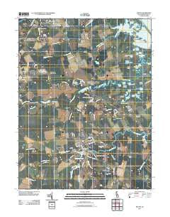 Milton Delaware Historical topographic map, 1:24000 scale, 7.5 X 7.5 Minute, Year 2011
