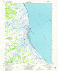 Mispillion River Delaware Historical topographic map, 1:24000 scale, 7.5 X 7.5 Minute, Year 1955