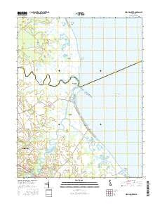 Mispillion River Delaware Current topographic map, 1:24000 scale, 7.5 X 7.5 Minute, Year 2016
