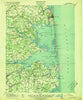Rehoboth Delaware Historical topographic map, 1:62500 scale, 15 X 15 Minute, Year 1918