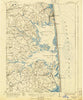 Rehoboth Delaware Historical topographic map, 1:62500 scale, 15 X 15 Minute, Year 1918