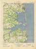 Rehoboth Delaware Historical topographic map, 1:62500 scale, 15 X 15 Minute, Year 1944