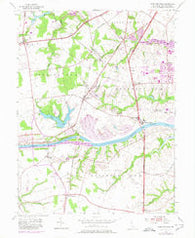 Saint Georges Delaware Historical topographic map, 1:24000 scale, 7.5 X 7.5 Minute, Year 1953