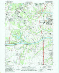 Saint Georges Delaware Historical topographic map, 1:24000 scale, 7.5 X 7.5 Minute, Year 1993