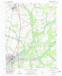 Seaford East Delaware Historical topographic map, 1:24000 scale, 7.5 X 7.5 Minute, Year 1955