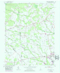 Seaford West Delaware Historical topographic map, 1:24000 scale, 7.5 X 7.5 Minute, Year 1955