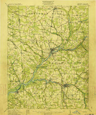 Seaford Delaware Historical topographic map, 1:62500 scale, 15 X 15 Minute, Year 1915