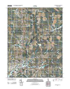 Seaford East Delaware Historical topographic map, 1:24000 scale, 7.5 X 7.5 Minute, Year 2011