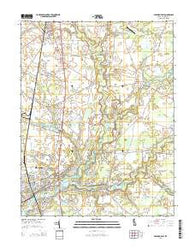Seaford East Delaware Historical topographic map, 1:24000 scale, 7.5 X 7.5 Minute, Year 2014