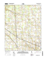 Seaford West Delaware Historical topographic map, 1:24000 scale, 7.5 X 7.5 Minute, Year 2014