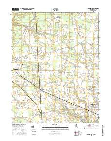 Seaford West Delaware Current topographic map, 1:24000 scale, 7.5 X 7.5 Minute, Year 2016