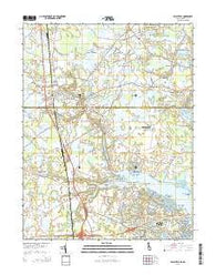 Selbyville Delaware Historical topographic map, 1:24000 scale, 7.5 X 7.5 Minute, Year 2014