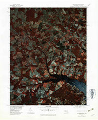 Selbyville Delaware Historical topographic map, 1:25000 scale, 7.5 X 7.5 Minute, Year 1980