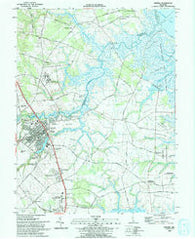 Smyrna Delaware Historical topographic map, 1:24000 scale, 7.5 X 7.5 Minute, Year 1993
