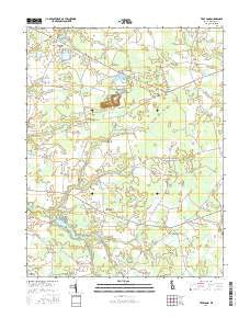 Trap Pond Delaware Current topographic map, 1:24000 scale, 7.5 X 7.5 Minute, Year 2016