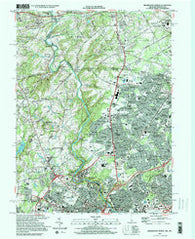 Wilmington North Delaware Historical topographic map, 1:24000 scale, 7.5 X 7.5 Minute, Year 1997
