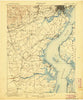 Wilmington Delaware Historical topographic map, 1:62500 scale, 15 X 15 Minute, Year 1906