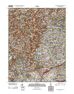 Wilmington North Delaware Historical topographic map, 1:24000 scale, 7.5 X 7.5 Minute, Year 2011