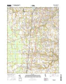 Wyoming Delaware Current topographic map, 1:24000 scale, 7.5 X 7.5 Minute, Year 2016