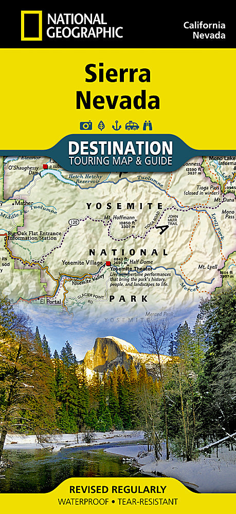 Buy map: Sierra Nevada DestinationMap by National Geographic Maps