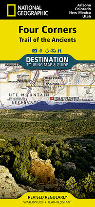 Buy map Four Corners, Trail of the Ancients DestinationMap by National Geographic Maps