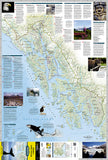 Alaskas Inside Passage DestinationMap by National Geographic Maps - Front of map
