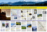 Canadian Rockies DestinationMap by National Geographic Maps - Back of map