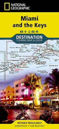Buy map Miami, Florida and the Keys Destination Map by National Geographic Maps