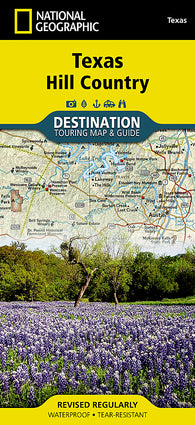 Buy map Texas Hill Country DestinationMap by National Geographic Maps