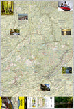 Pocono Mountains, PA, DestinationMap by National Geographic Maps - Front of map