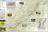 Destination Map, Blue Ridge Parkway by National Geographic Maps - Front of map