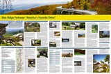 Destination Map, Blue Ridge Parkway by National Geographic Maps - Back of map